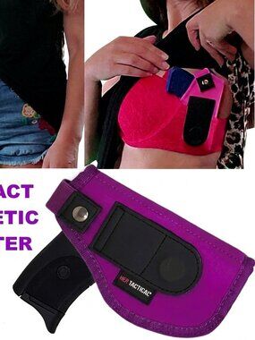 HER TACTICAL Magnetic Holster for Compact & Micro Sized Guns - PURPLE